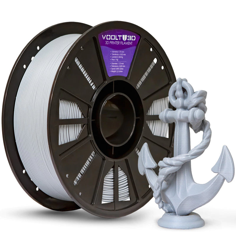 Filamento PLA Cinza Claro High Speed Premium - 1Kg - comprar online