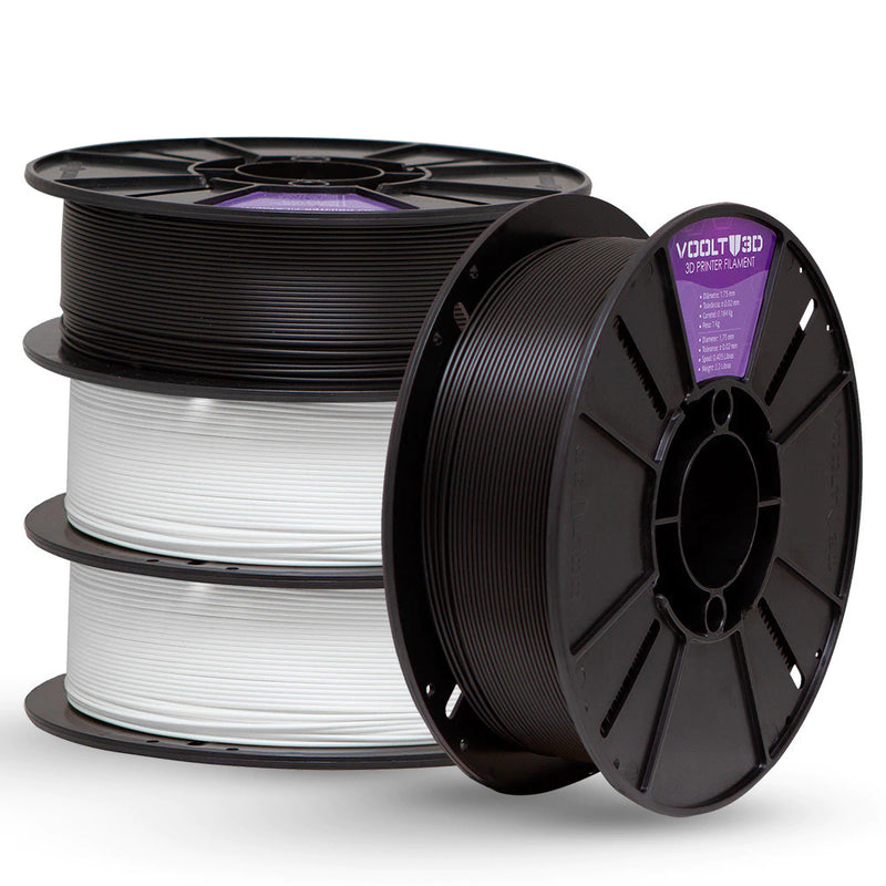 KIT Filamento PLA Velvet - Branco | Preto - comprar online