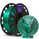 Filamento PLA Duo Color Shadow Verde com Preto V-Silk - 1kg - comprar online