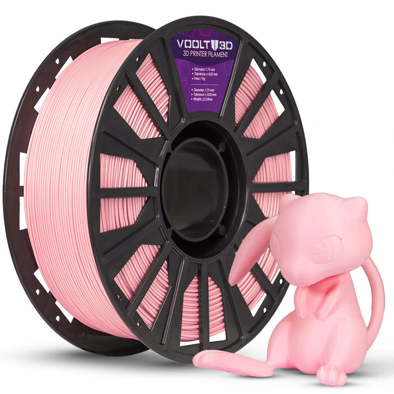 Filamento PLA Rosa Bebê Velvet High Speed Premium - 1Kg