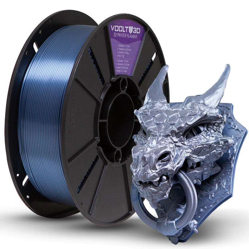 Filamento PLA Azul Titanium V-Silk High Speed Premium - 1Kg - comprar online
